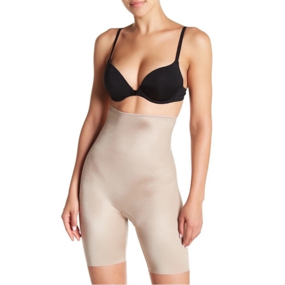 Spanx Very High Waist Thigh Shaper Women's XL Nude Color Shapewear Slimming - Picture 1 of 6